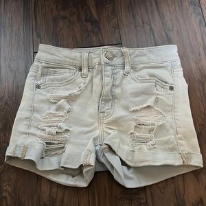 Aeropostale shorts white washed size 00